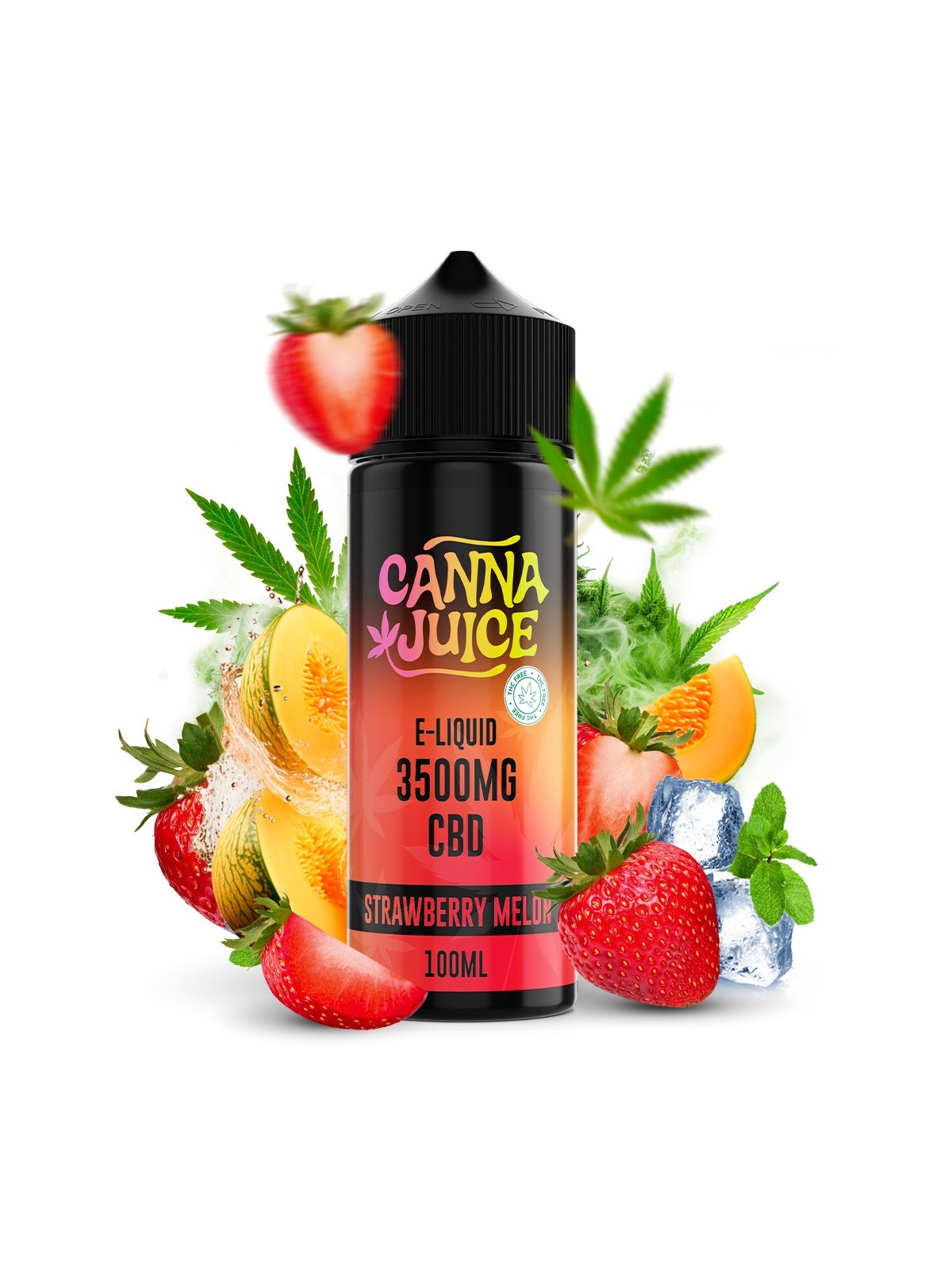 CNJ - AROMA SHORTFILL STRAWBERRY MELON (100ML/3500MG)