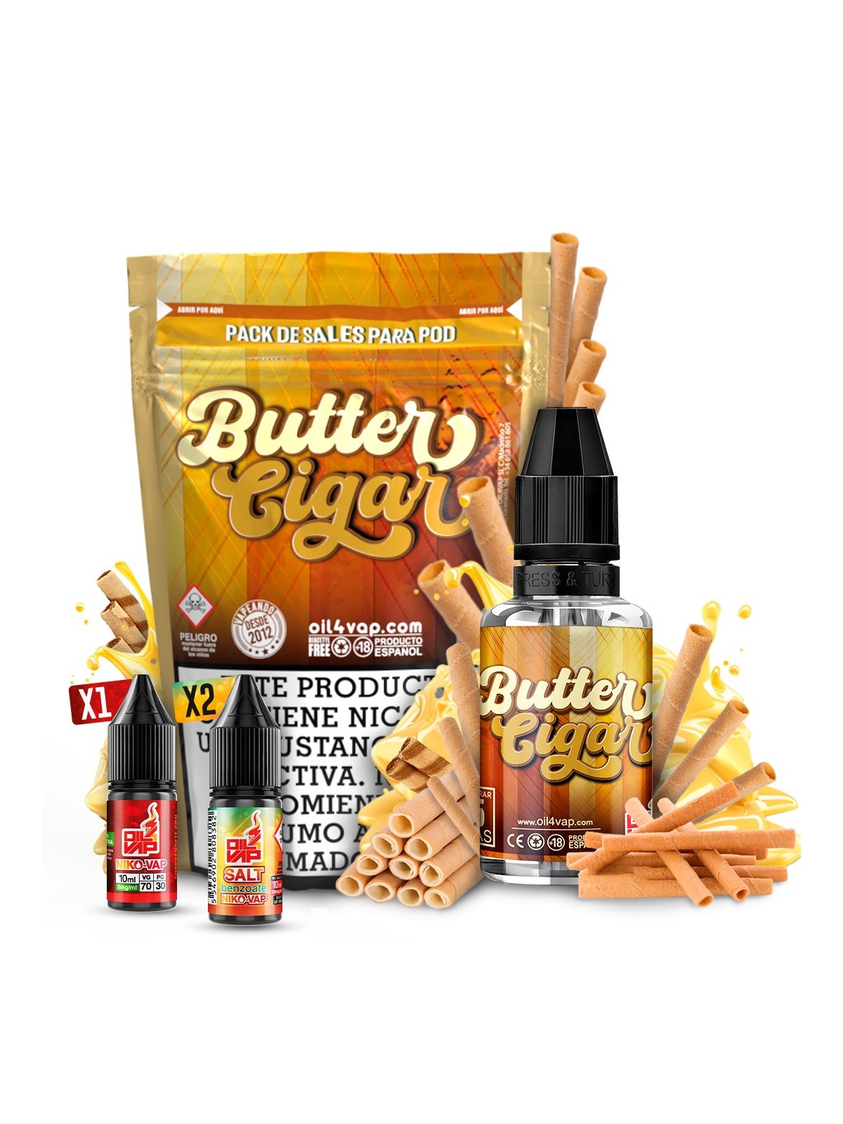 O4V - PACK DE SALES BUTTER CIGAR