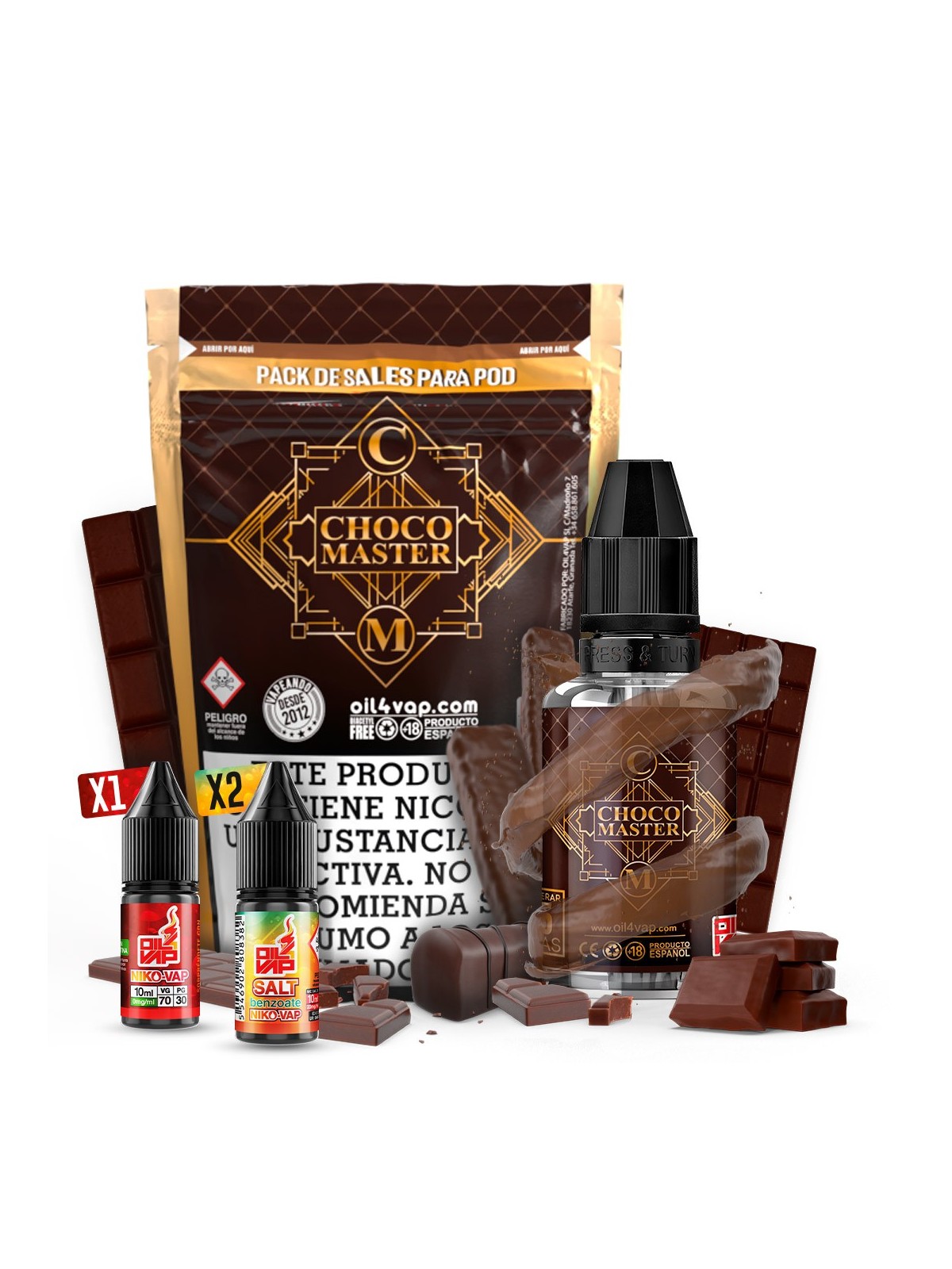 O4V - PACK DE SALES CHOCO MASTER