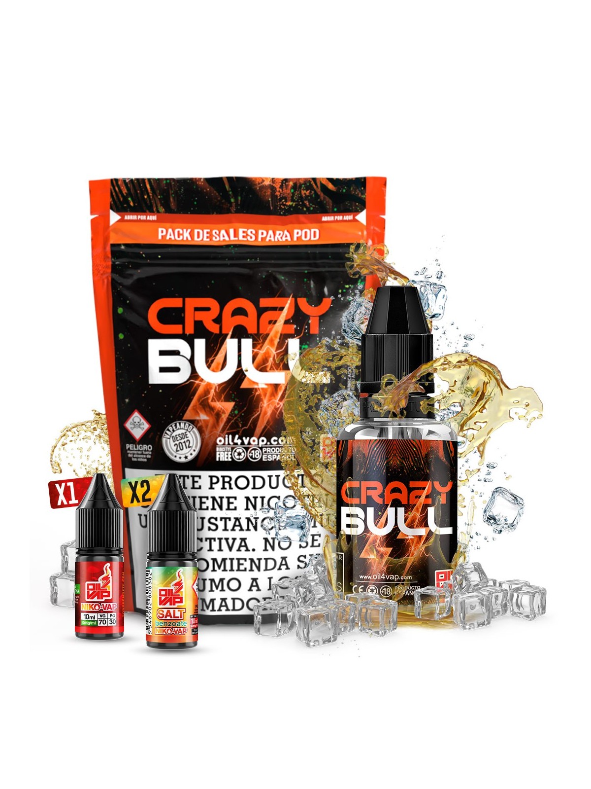 O4V - PACK DE SALES CRAZY BULL