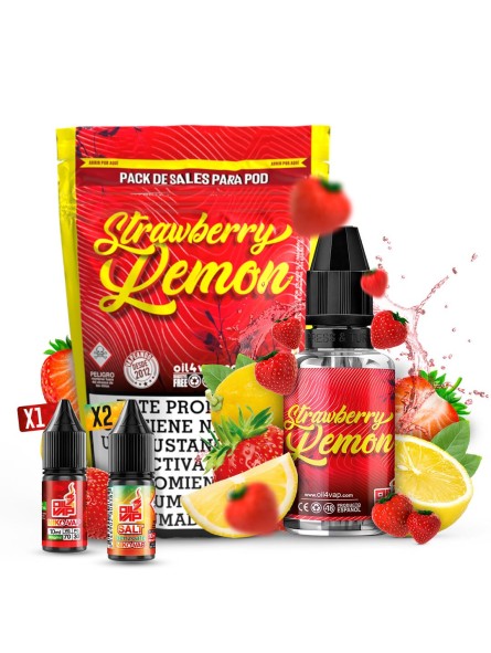 O4V - PACK DE SALES STRAWBERRY LEMON