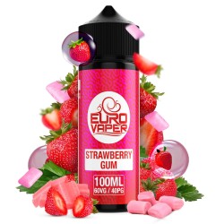 EV - ELIQUID EUROVAPER STRAWBERRY GUM 100ML