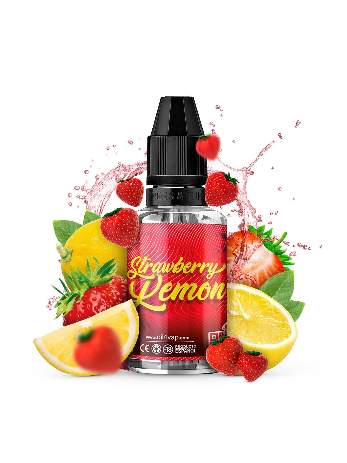 O4V - AROMA LONGFILL STRAWBERRY LEMON (8ML)