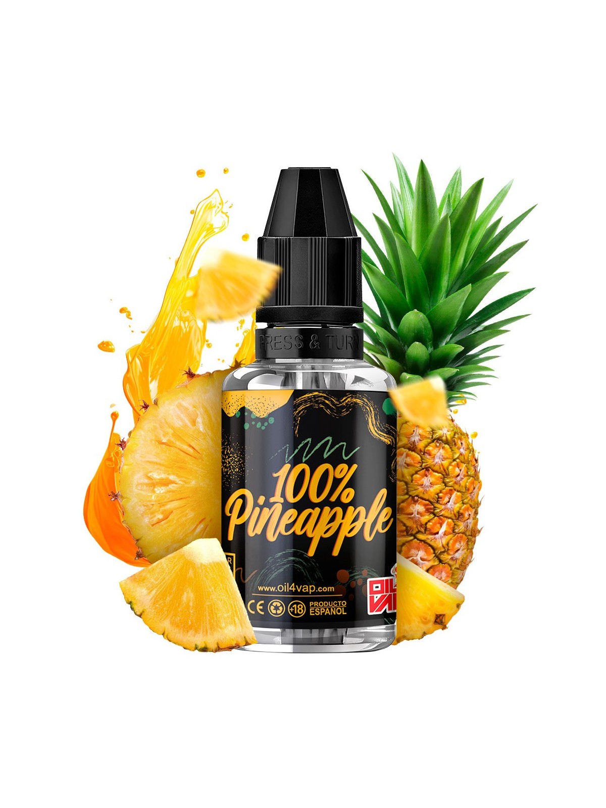 O4V - AROMA LONGFILL 100% PINEAPPLE (8ML)