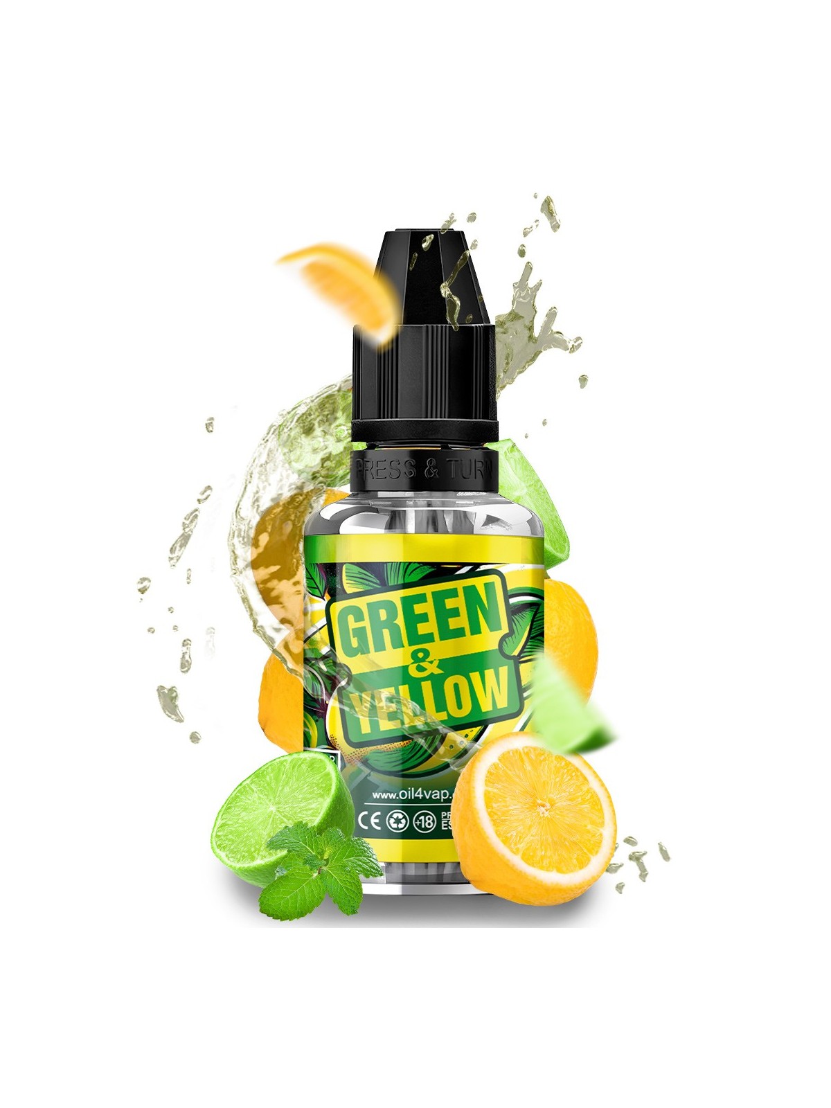 O4V - AROMA LONGFILL GREEN & YELLOW (8ML)