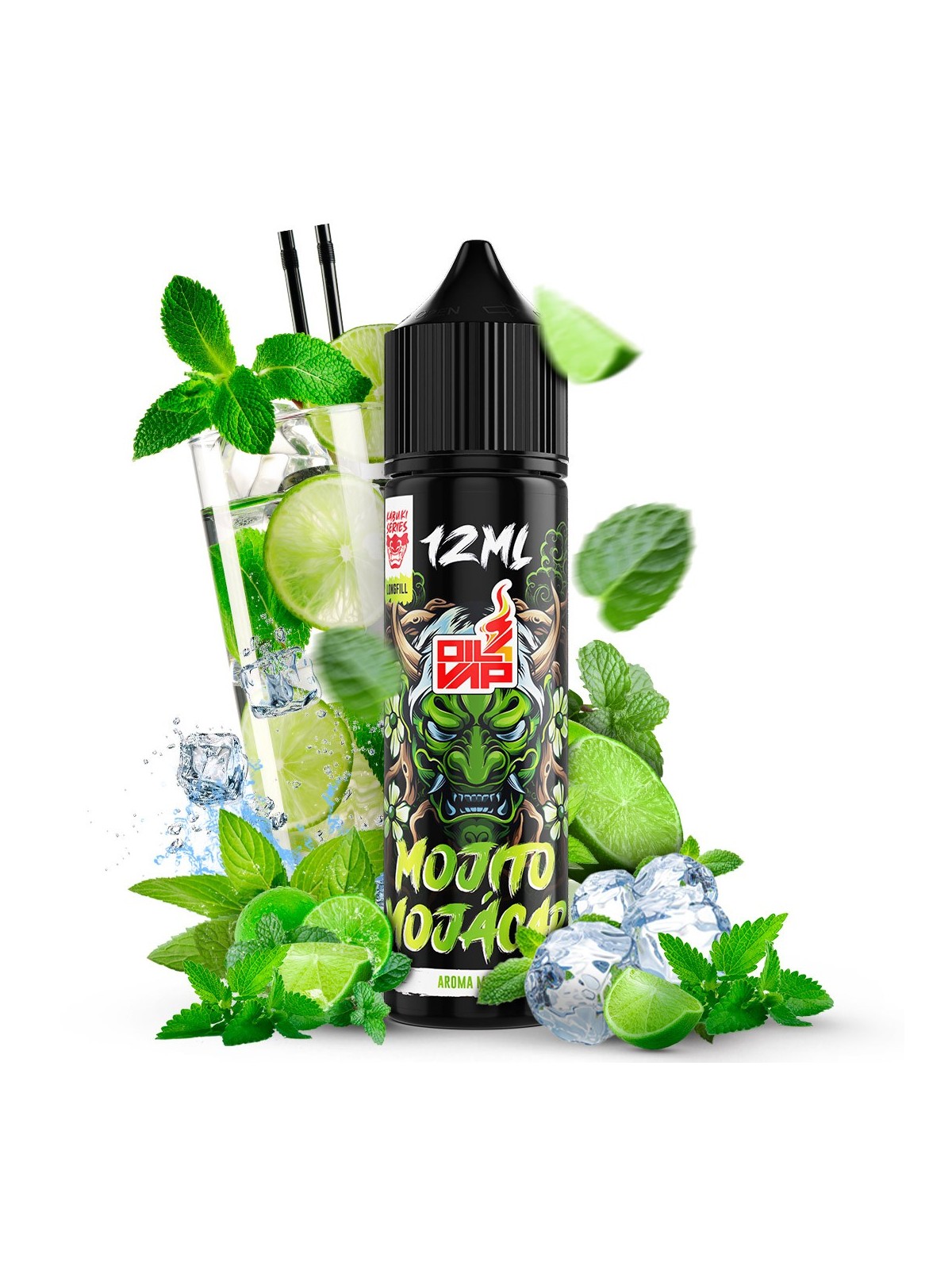 KS - AROMA LONGFILL KABUKI  MOJITO MOJACAR (12ML)