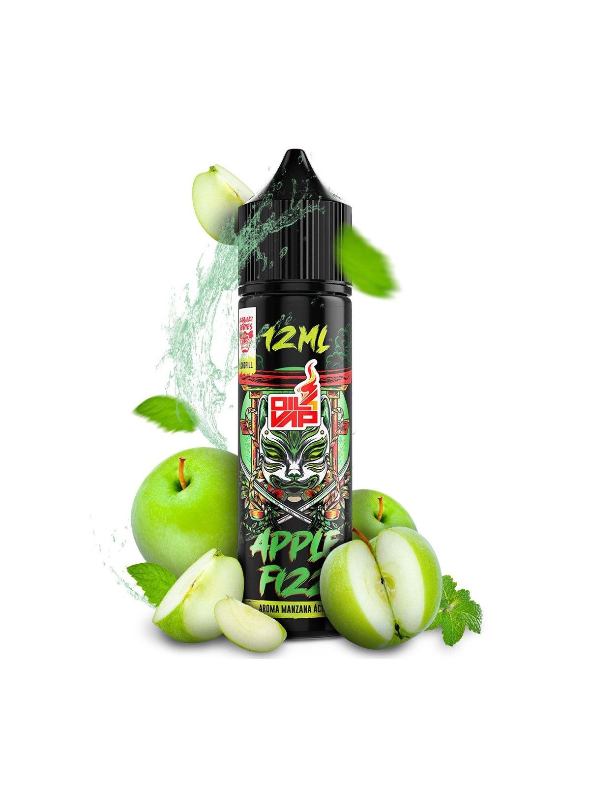 KS - AROMA LONGFILL KABUKI APPLE FIZZ (12ML)