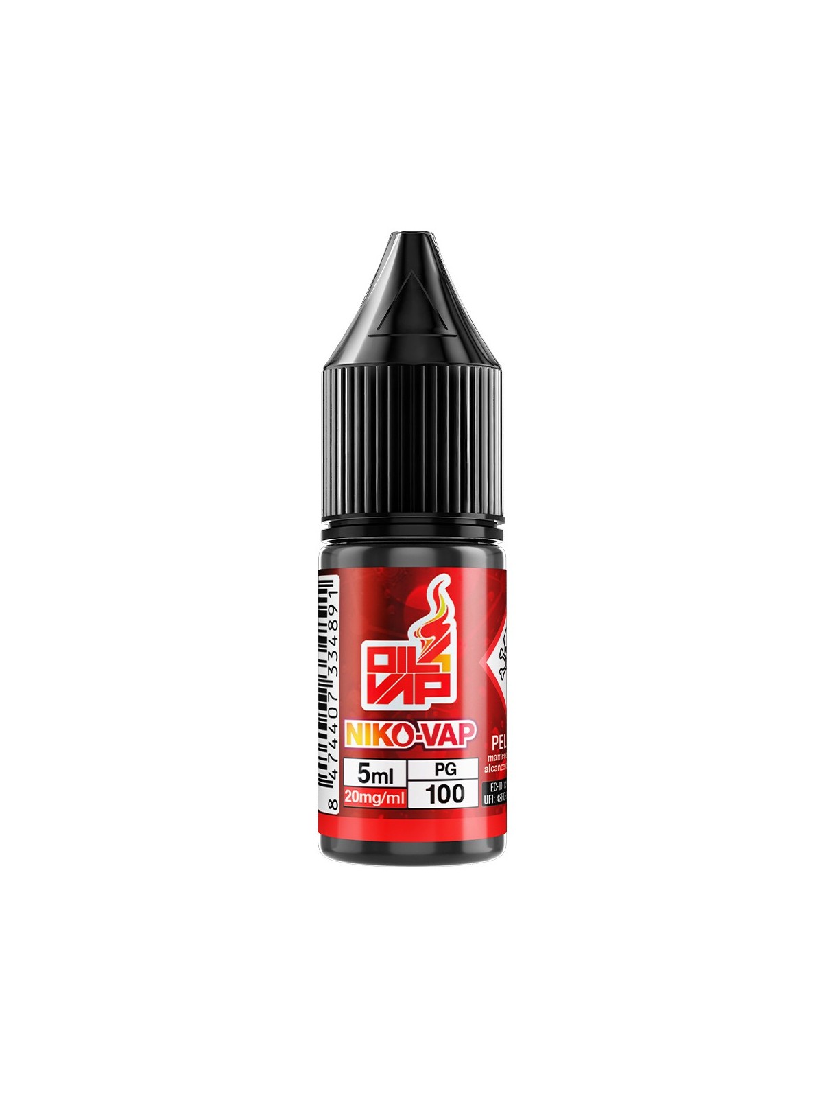 O4V - NIKO-VAP 100% PG 20MG/ML 5ML Oil4Vap - 1