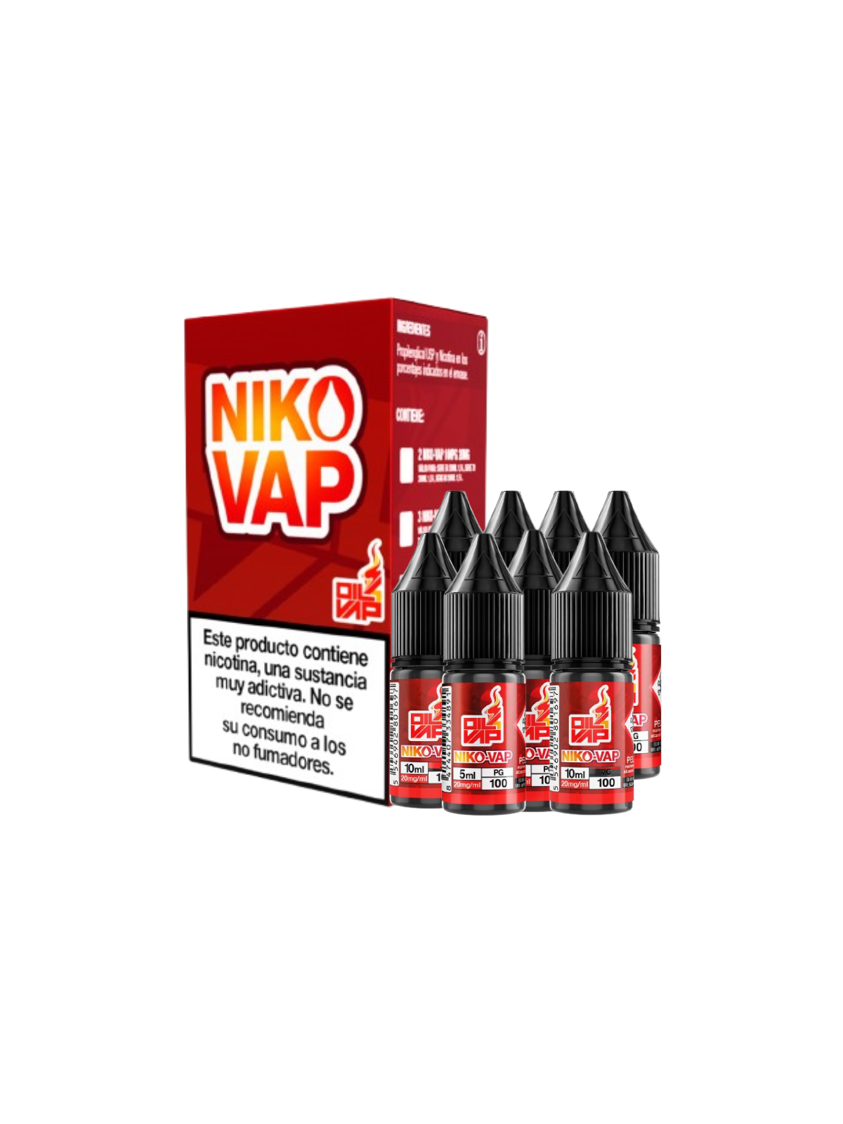 O4V - CAJA NIKO-VAP 100% PG (8 UDS)