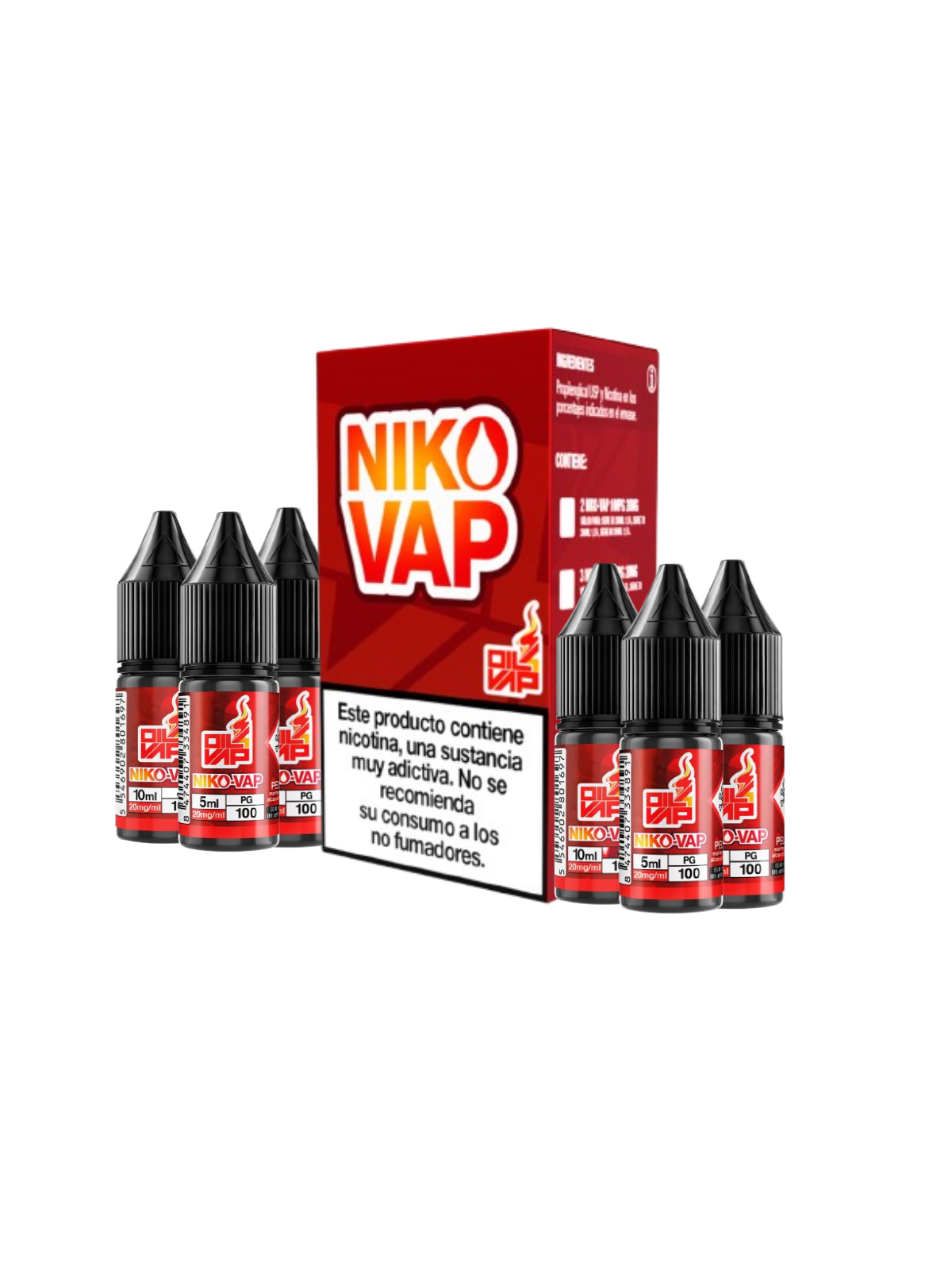 O4V - CAJA NIKO-VAP 100% PG (6 UDS)