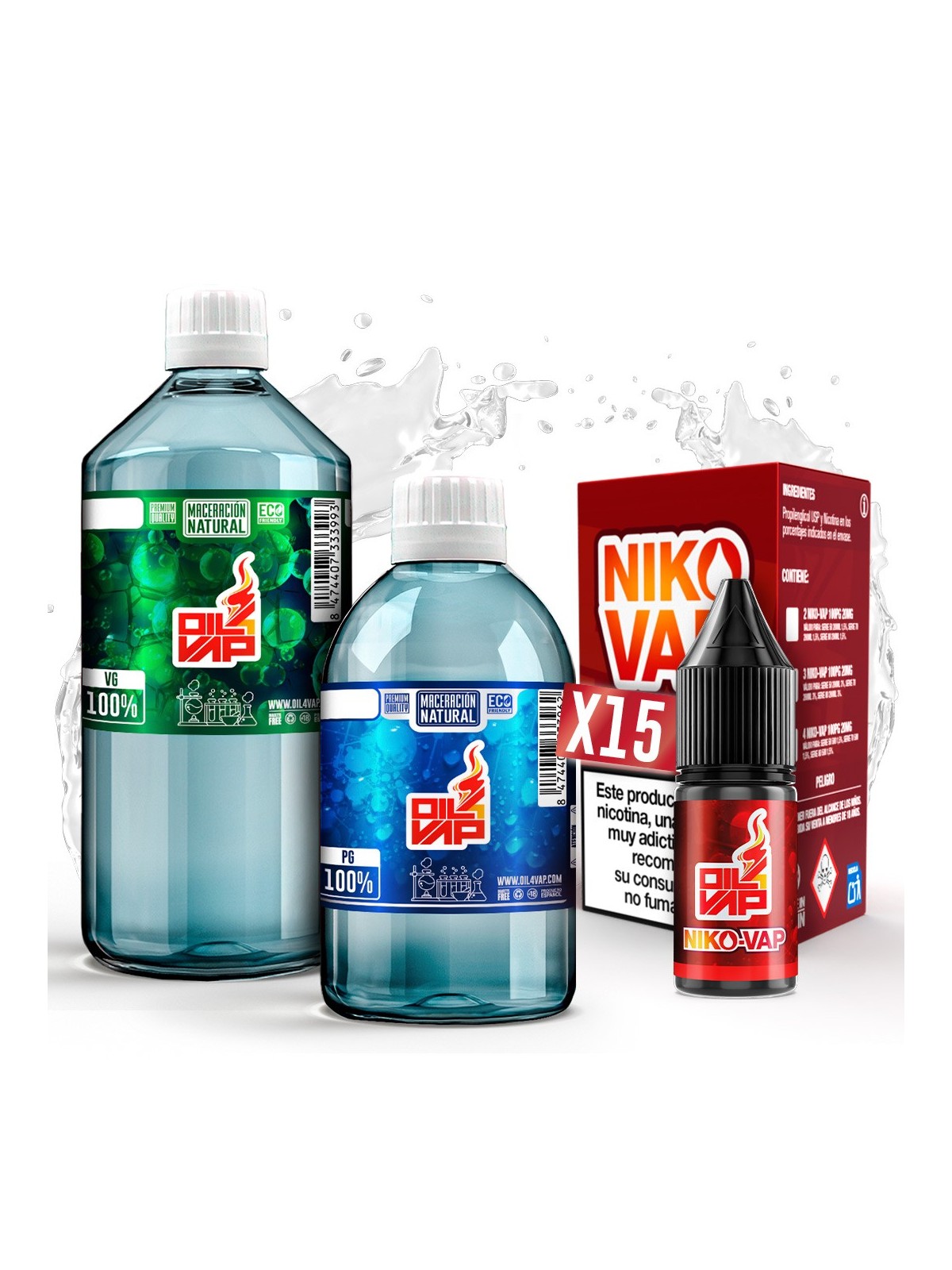O4V - P. BASE DIY 50VG/50PG 1L 3 MG/ML