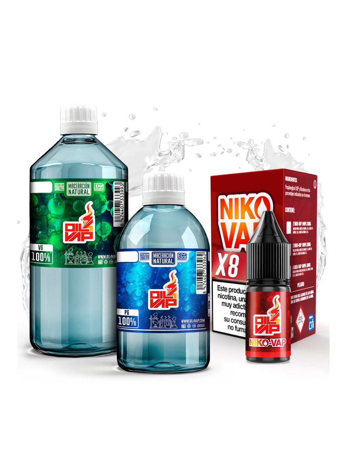 O4V - P. BASE DIY 50VG/50PG 1L 1.5 MG/ML