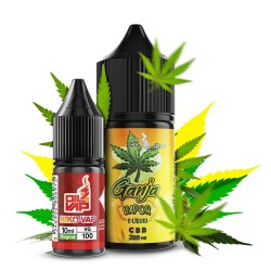 CNJ - AROMA LONGFILL GANJA VAPOR CBD (10ML+10ML) 200MG