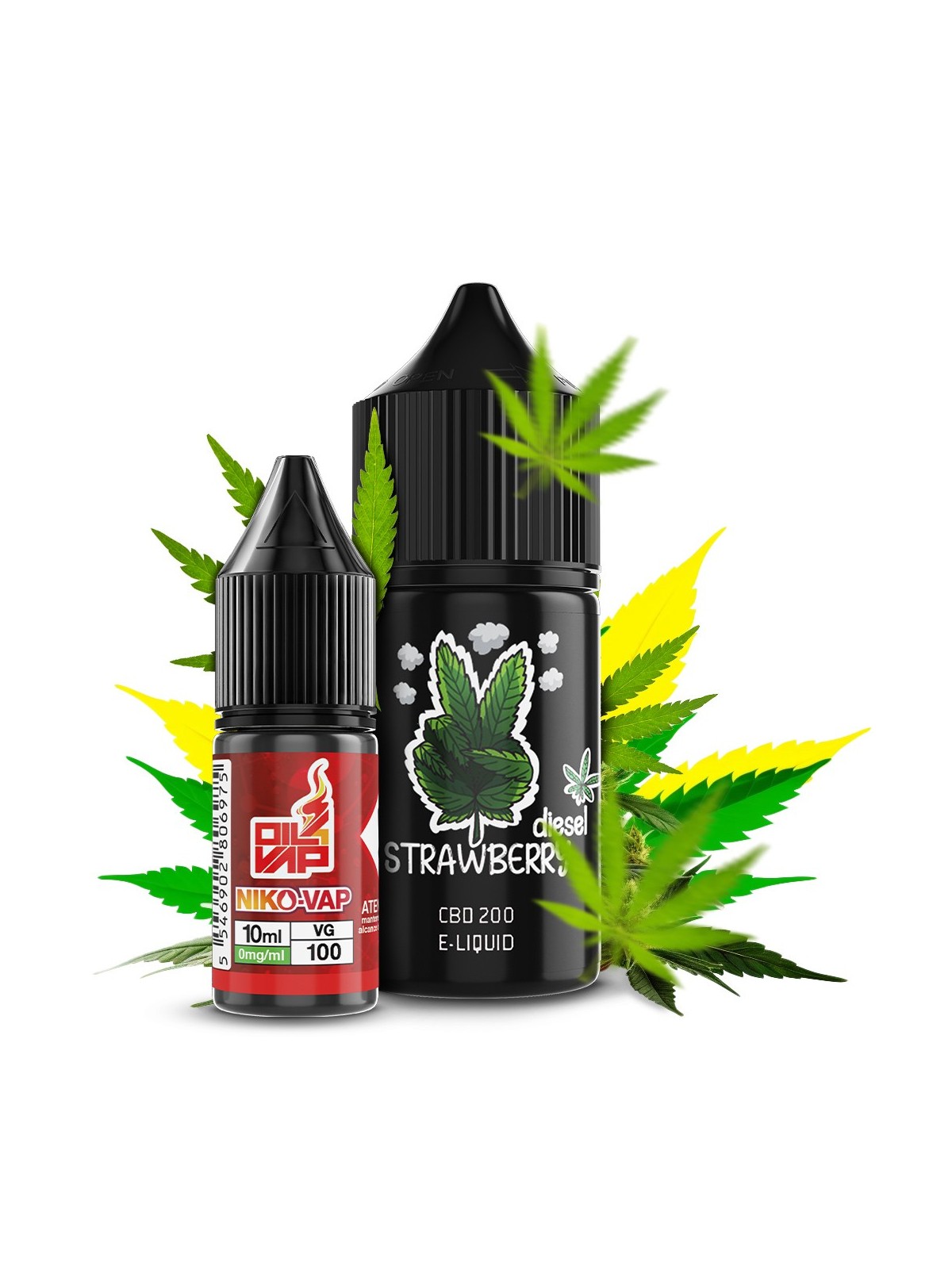 CNJ - AROMA LONGFILL STRAWBERRY DIESEL CBD (10ML+10ML) 200MG
