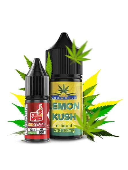 CNJ - AROMA LONGFILL LEMON KUSH CBD (10ML+10ML) 200MG