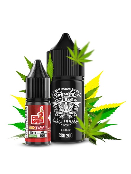 CNJ - AROMA LONGFILL SUPER SKUNK CBD (10ML +10ML) 200MG
