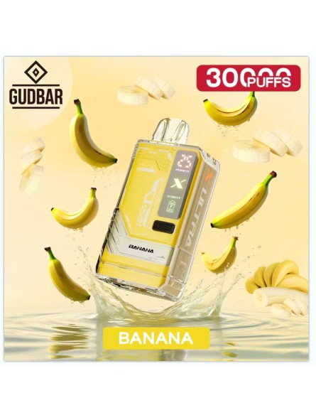 GB - GUDBAR X-ULTRA 30.000 PUFFS BANANA (SIN NICOTINA) GUDBAR - 1