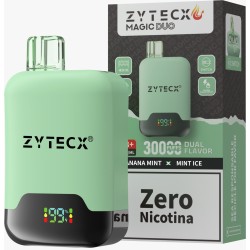 ZT - MAGIC DUO BANANA MINT - MINT ICE DESECHBALE 30.000 PUFFS (SIN NIC