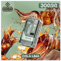 GB - DESECHABLE GUDBAR X-ULTRA 30.000 PUFFS COLA LIMA (SIN NICOTINA)