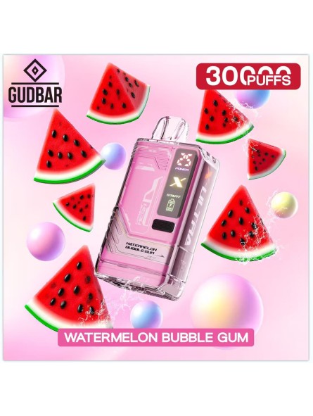 GB - GUDBAR X-ULTRA 30.000 PUFFS WATERMELON BUBBLEGUM (SIN NICOTINA) GUDBAR - 1