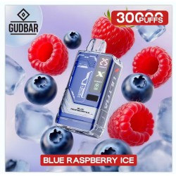 GB - GUDBAR X-ULTRA 30.000 PUFFS BLUE RASPBERRY ICE (SIN NICOTINA) GUDBAR - 1