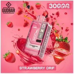 GB - GUDBAR X-ULTRA 30.000 PUFFS STRAWBERRY DRIF (SIN NICOTINA) GUDBAR - 1