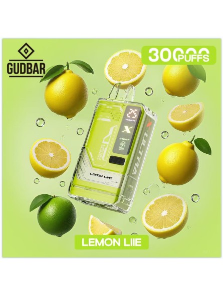 GB - GUDBAR X-ULTRA 30.000 PUFFS LEMON LIME (SIN NICOTINA) GUDBAR - 1