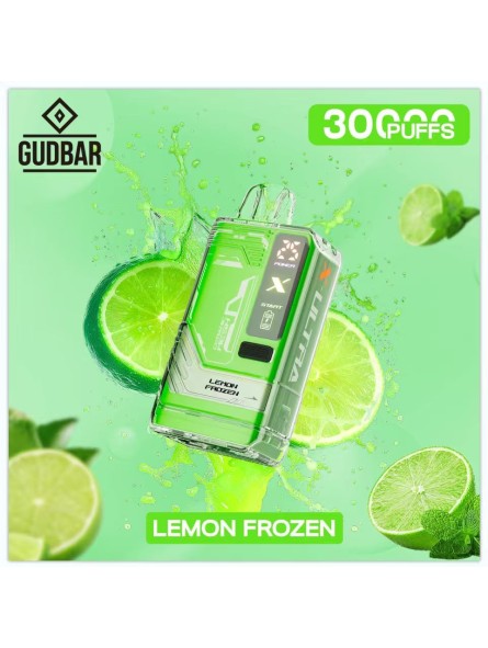 GB - GUDBAR X-ULTRA 30.000 PUFFS LEMON FROZEN (SIN NICOTINA) GUDBAR - 1