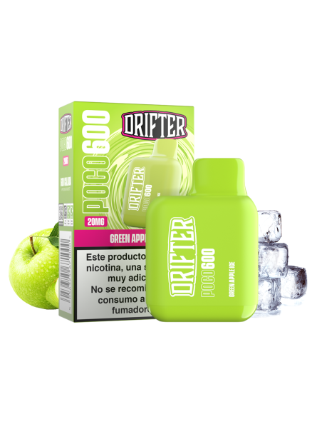 DFT - DRIFTER POCO 600 GREEN APPLE ICE 20MG 2ML