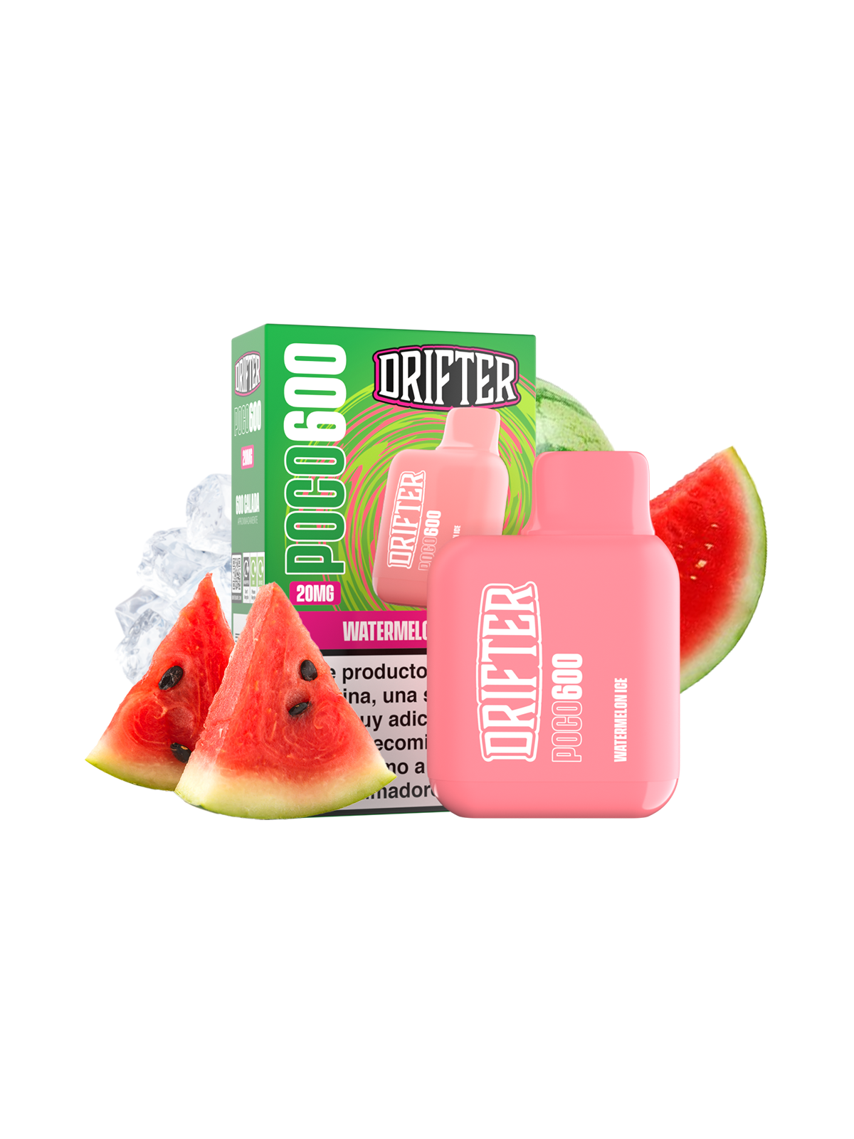 DFT - DRIFTER POCO 600 WATERMELON ICE 20MG 2ML