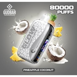 GB - GUDBAR GLOW 80.000 PUFFS PINEAPPLE COCONUT (SIN NICOTINA)