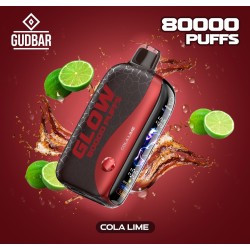 GB - GUDBAR GLOW 80.000 PUFFS COLA LIME (SIN NICOTINA)