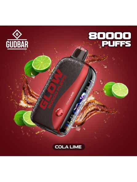 GB - GUDBAR GLOW 80.000 PUFFS COLA LIME (SIN NICOTINA) GUDBAR - 1