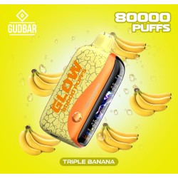 GB - GUDBAR GLOW 80.000 PUFFS TRIPLE BANANA (SIN NICOTINA) GUDBAR - 1