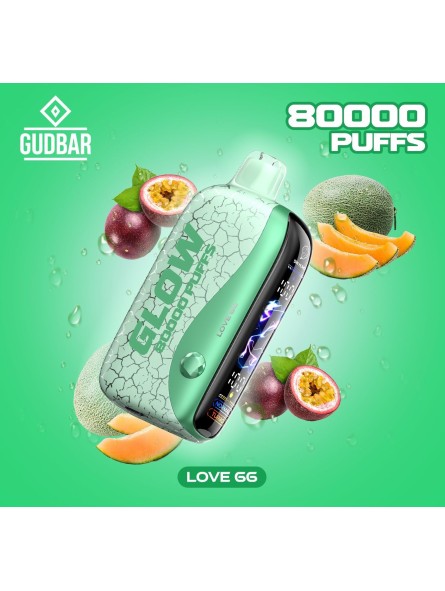GB - GUDBAR GLOW 80.000 PUFFS LOVE 66 (SIN NICOTINA) GUDBAR - 1