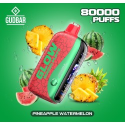 GB - GUDBAR GLOW 80.000 PUFFS PINEAPPLE WATERMELON (SIN NICOTINA)