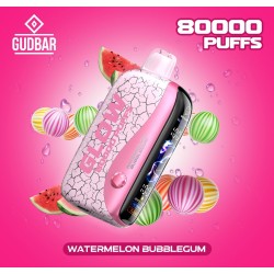 GB - GUDBAR GLOW 80.000 PUFFS WATERMELON BUBBLEGUM (SIN NICOTINA)
