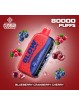 GB - GUDBAR GLOW 80.000 PUFFS  BLUEBERRY CRANBERRY CHERRY (SIN NICOTIN