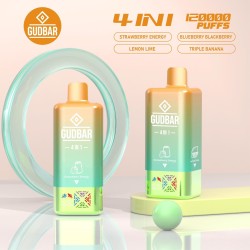 GB - GUDBAR 4 IN 1 120.000 PUFFS (SIN NICOTINA) STRAWBERRY ENERGY...