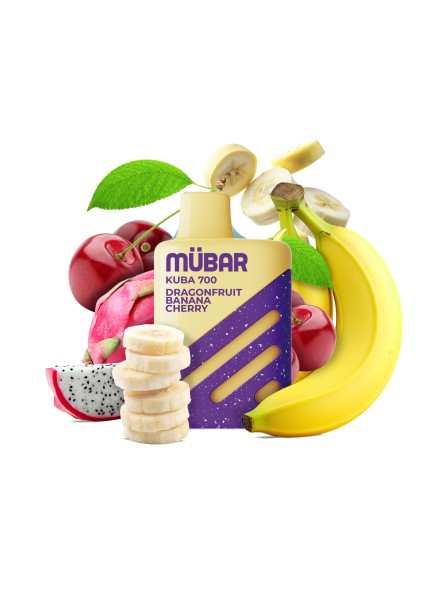 MB - MÜBAR KUBA 700 DRAGONFRUIT BANANA CHERRY 20MG 2ML
