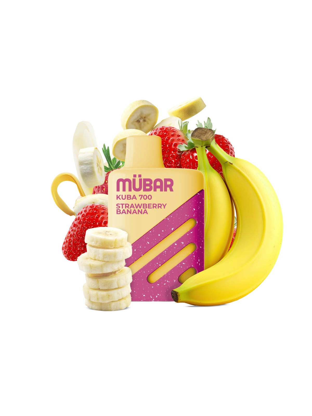 MB - MÜBAR KUBA 700 STRAWBERRY BANANA 20MG 2ML