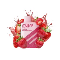 MB - MÜBAR KUBA 700 TRIPLE STRAWBERRY 20MG 2ML