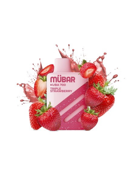 MB - MÜBAR KUBA 700 TRIPLE STRAWBERRY 20MG 2ML