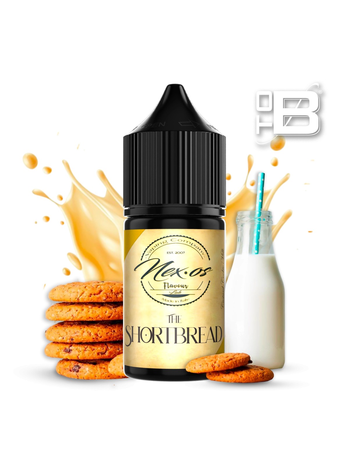 NX - NEXOS AROMA LONGFILL SHORTBREA (5ml) Up To 30ml