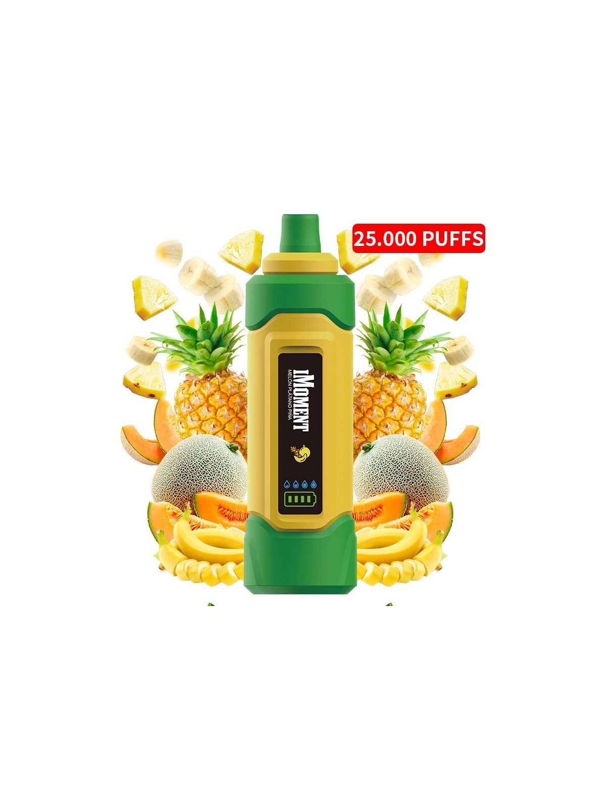 IMT - iMOMENT XIXA DTL 25.000 PUFF MELON BANANA PIÑA (SIN NICOTINA)