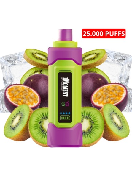 IMT - iMOMENT XIXA DTL 25.000 PUFF KIWI FRUTA PASION (SIN NICOTINA)