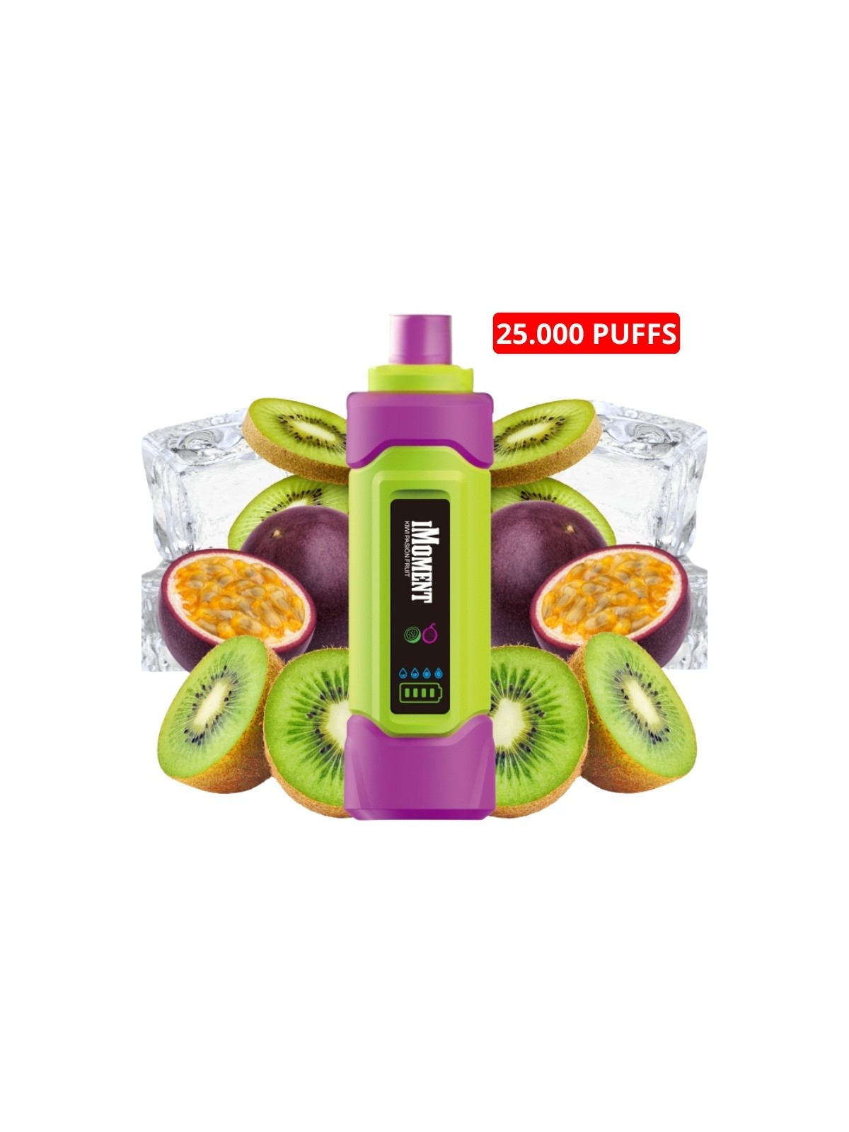 IMT - iMOMENT XIXA DTL 25.000 PUFF KIWI FRUTA PASION (SIN NICOTINA)