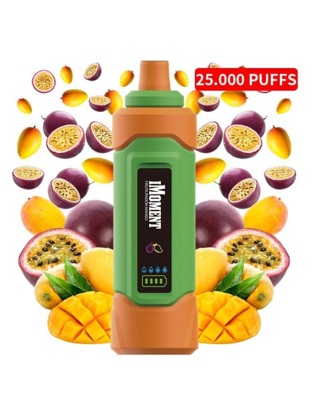 IMT - iMOMENT XIXA DTL 25.000 PUFF FRUTA PASION MANGO (SIN NICOTINA)
