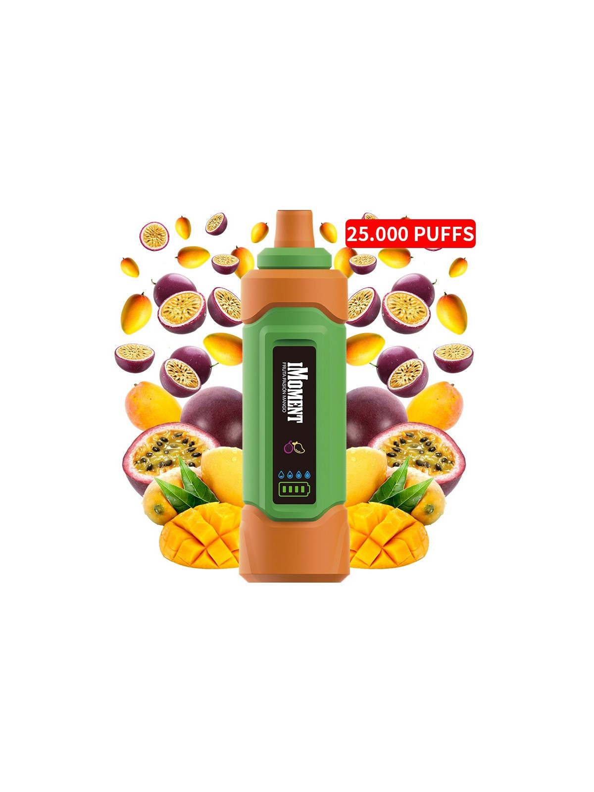 IMT - iMOMENT XIXA DTL 25.000 PUFF FRUTA PASION MANGO (SIN NICOTINA)