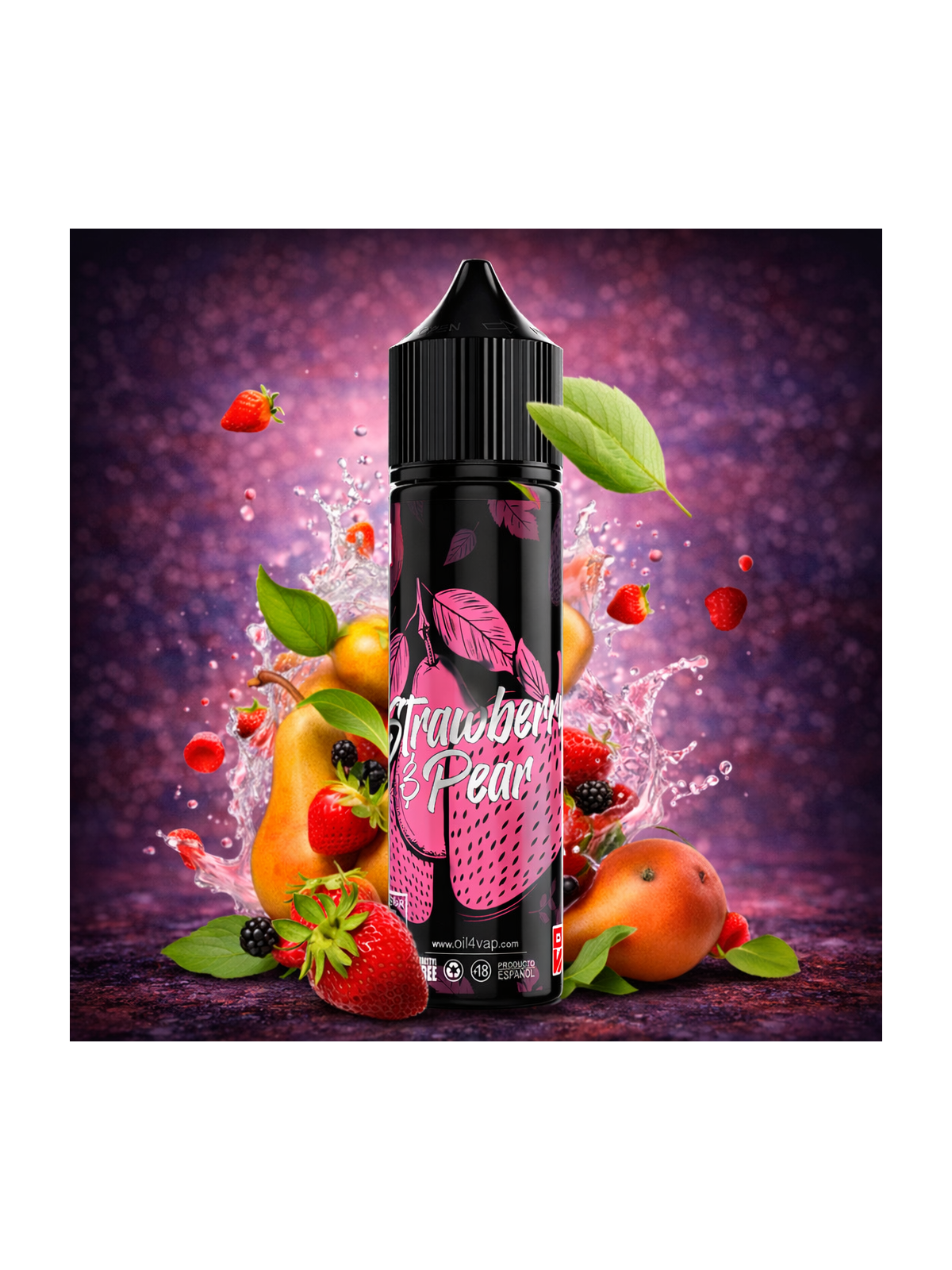 O4V - LONGFILL STRAWBERRY & PEAR (60ml) Oil4Vap - 1